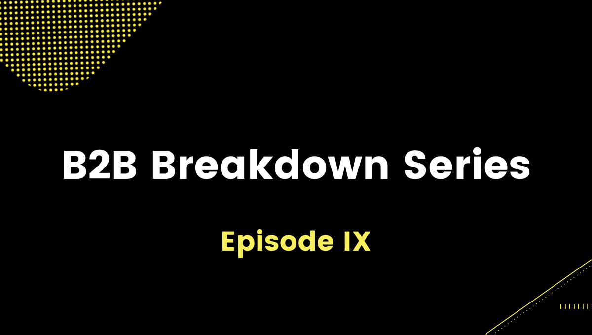 b2b breakdown series for Thumbstop Media